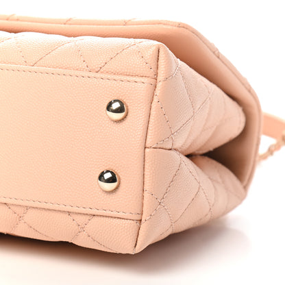 Chanel Caviar Quilted Mini Coco Handle Flap Light Pink 8 of 8