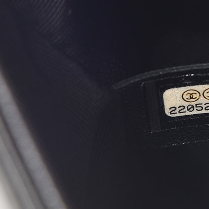 Chanel Lambskin Quilted Medium Boy Flap Black 7 of 8