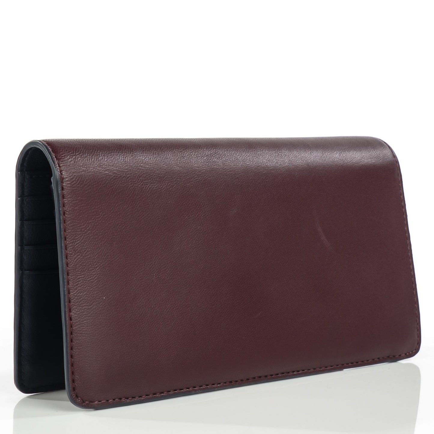 Nappa Tree Slim Wallet Oxblood Midnight Blue