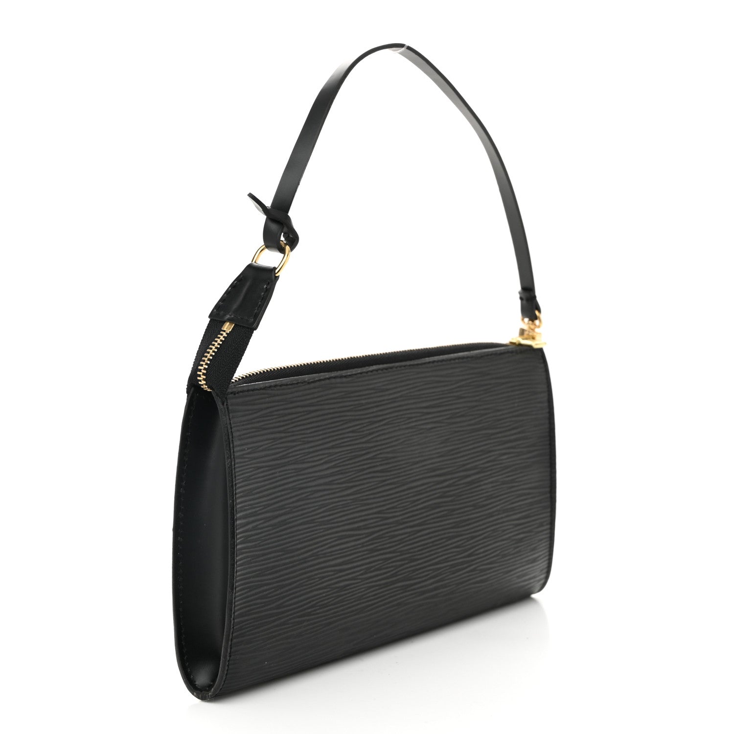 Louis Vuitton Epi Pochette Accessories 24 Black 3 of 10