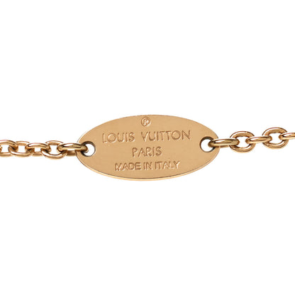 Louis Vuitton Essential V Necklace Gold 3 of 4