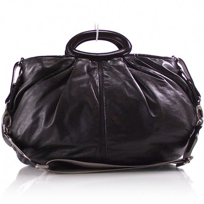 FASHIONPHILE MARNILambskinBalloonBlack 1 of 11