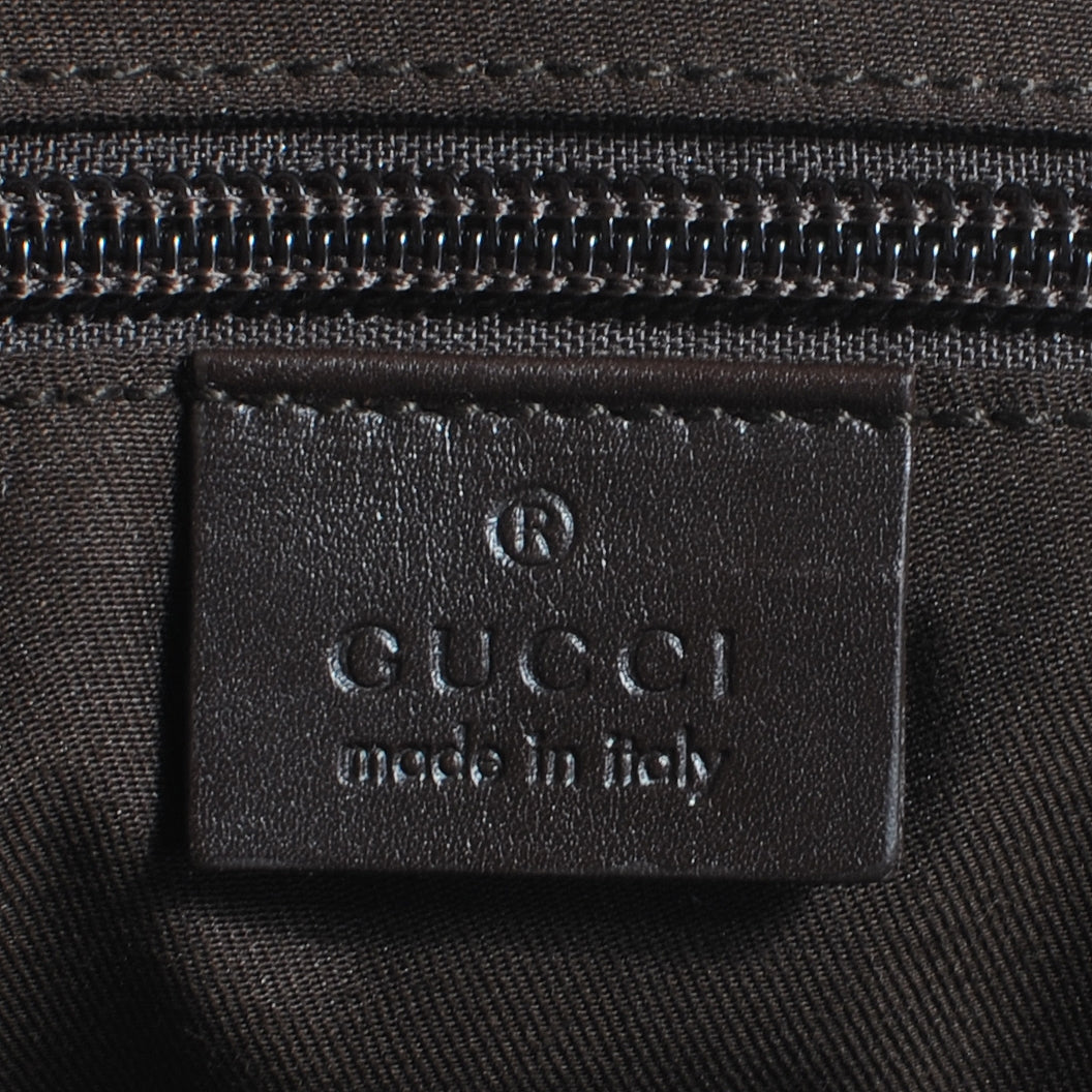 Monogram Medium Double Buckle Flap Messenger Bag Beige Dark Brown
