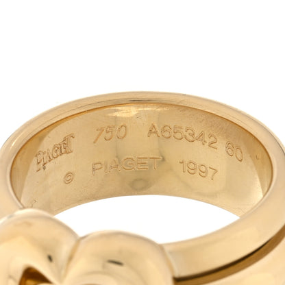 Piaget 18K Yellow Gold Diamond Possession Heart Ring 60 9 4 of 4