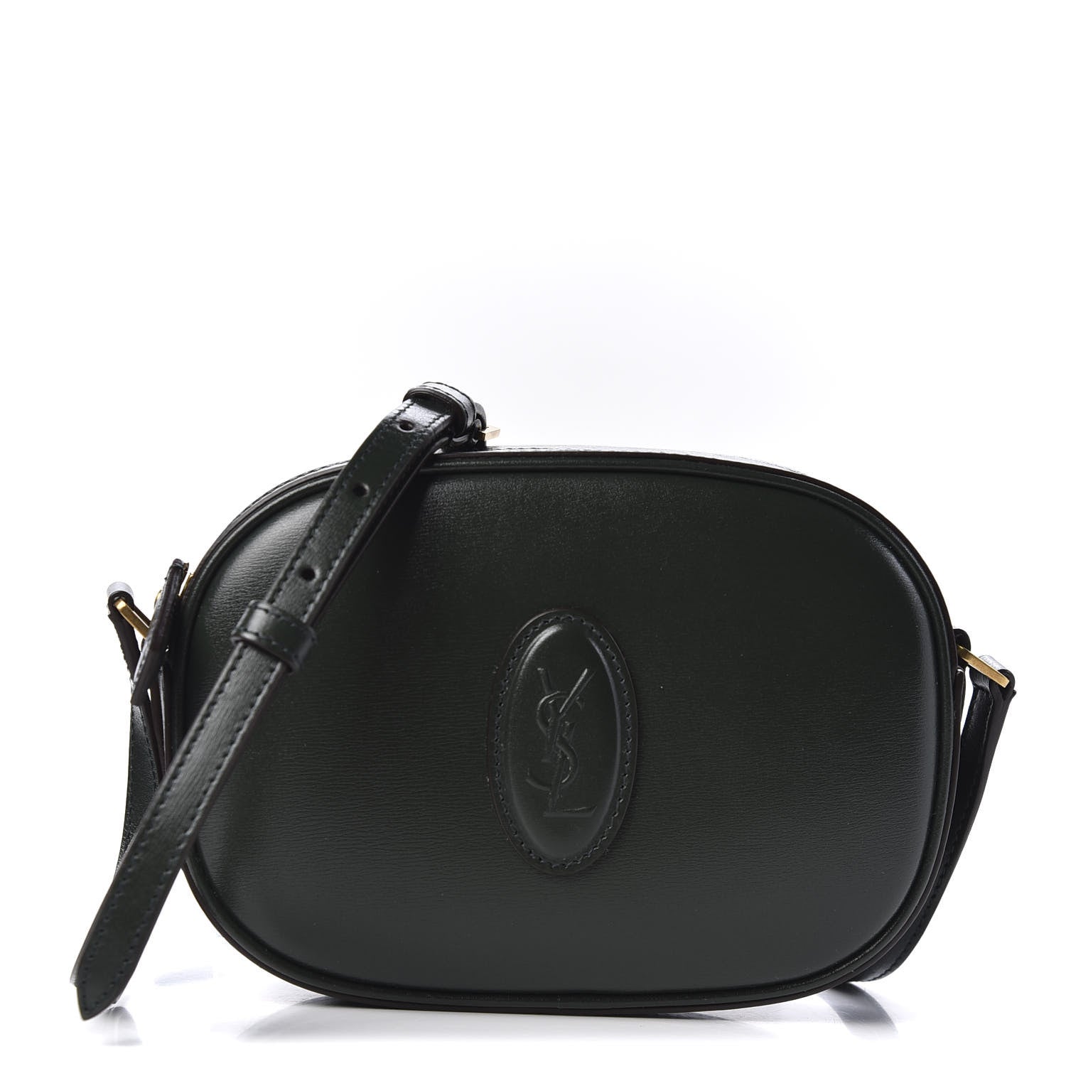 Saint Laurent Calfskin Le 61 Camera Bag Dark Green 1 of 9