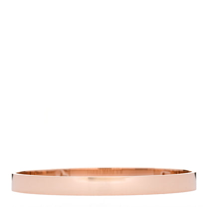 Hermes 18K Rose Gold Diamond PM Collier De Chien Bracelet LG 2 of 4