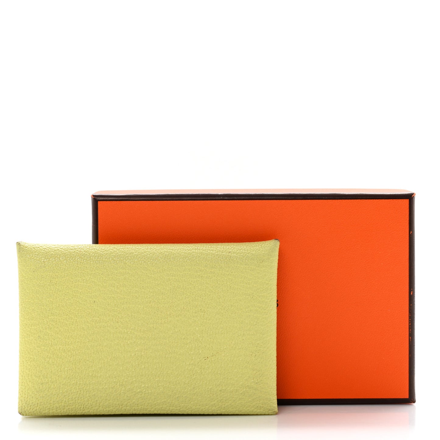 Chevre Mysore Verso Calvi Card Case Jaune Bourgeon Nata