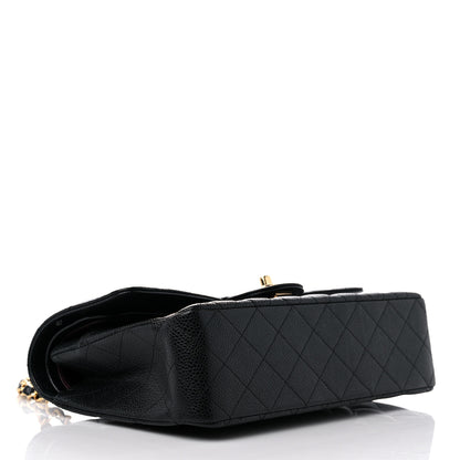 Chanel Caviar Quilted Medium Double Flap Black 4 of 10