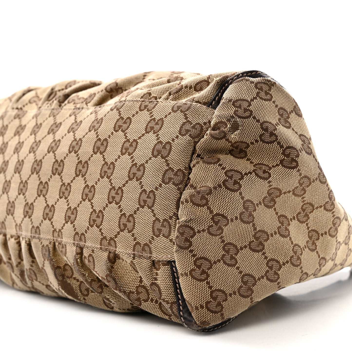 Monogram Large D Gold Hobo Dark Brown