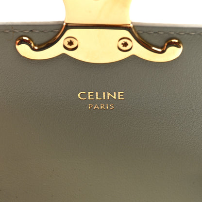Celine Shiny Calfskin Mini Triomphe Chalk 6 of 9
