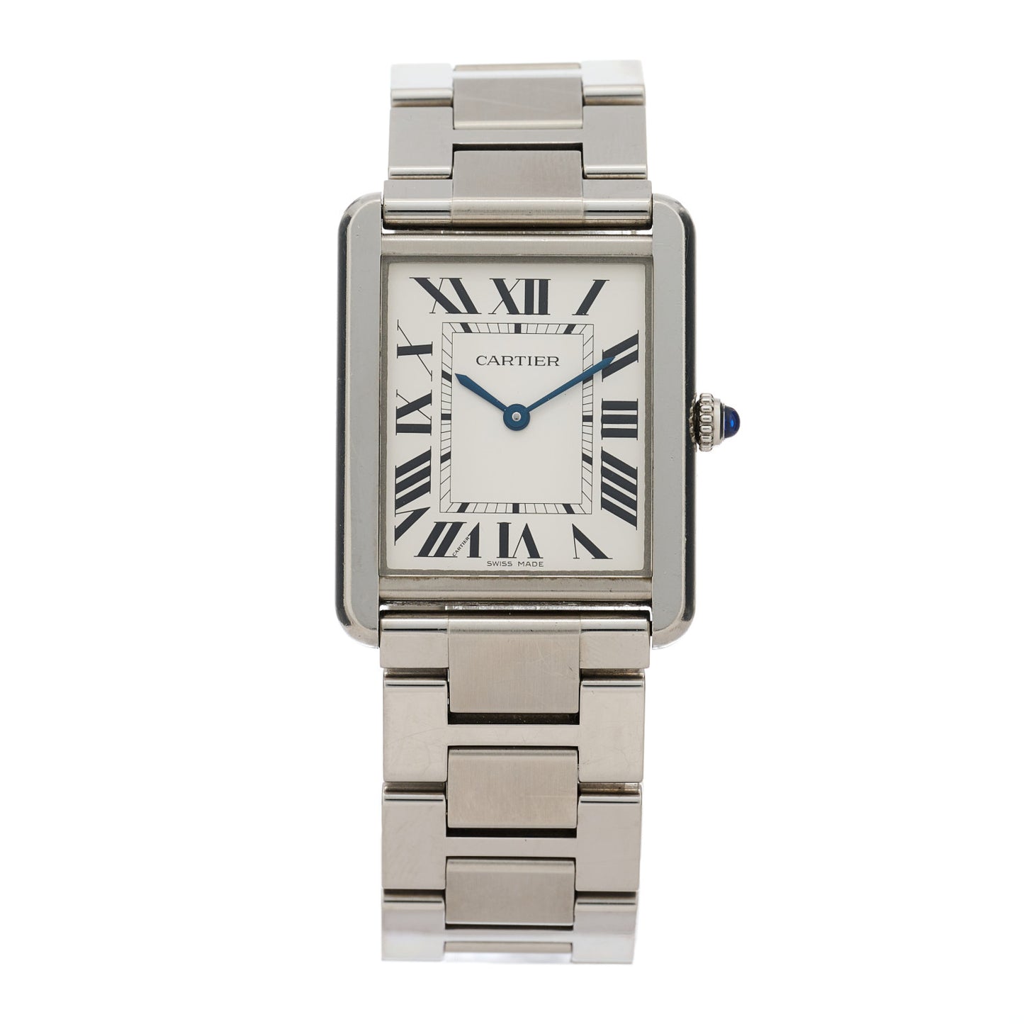 Stainless Steel 27mm Tank Solo Quartz Watch