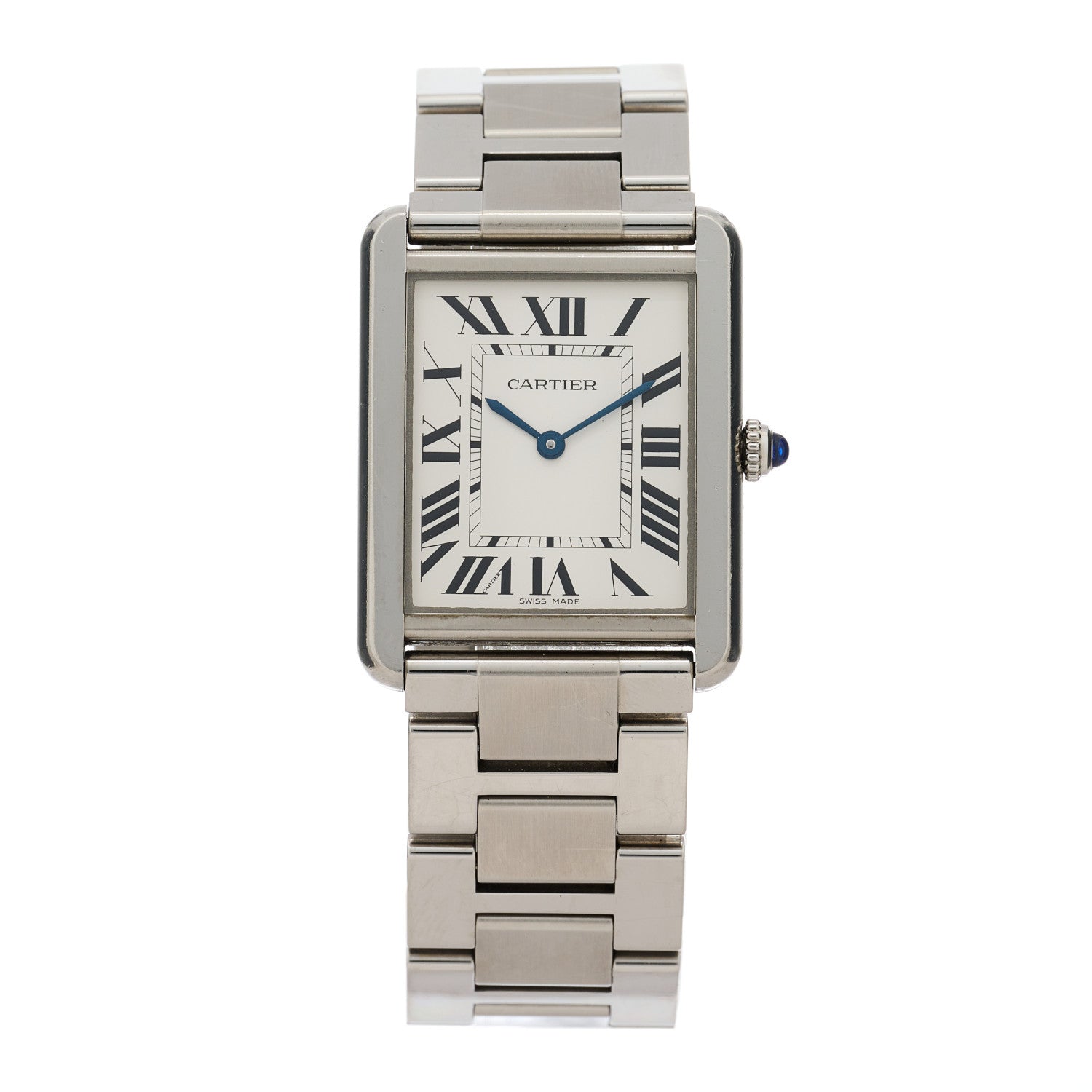 Cartier Stainless Steel 27mm Tank Solo Quartz Watch 1 of 4
