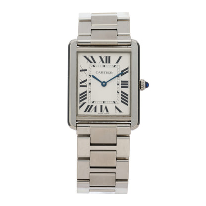 Cartier Stainless Steel 27mm Tank Solo Quartz Watch 1 of 4