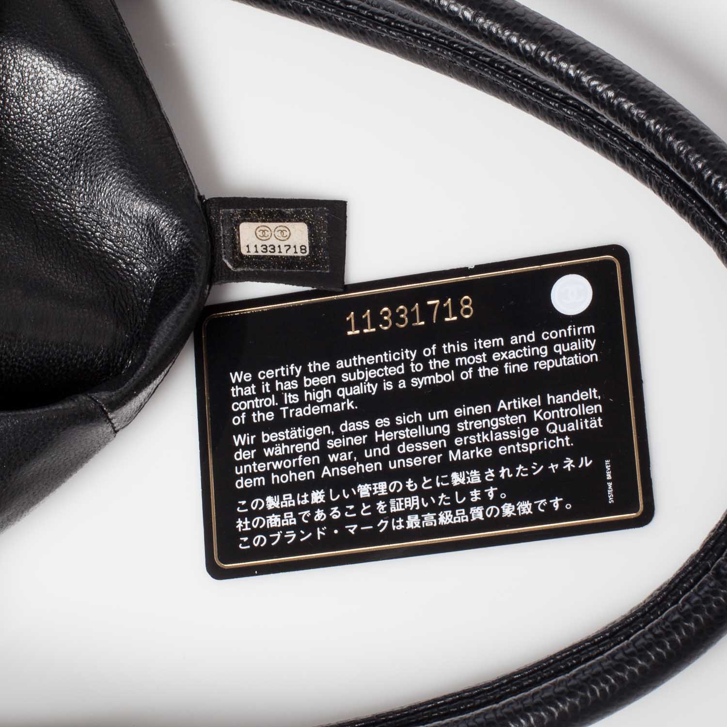 Chanel Caviar Medallion Tote Black 7 of 10