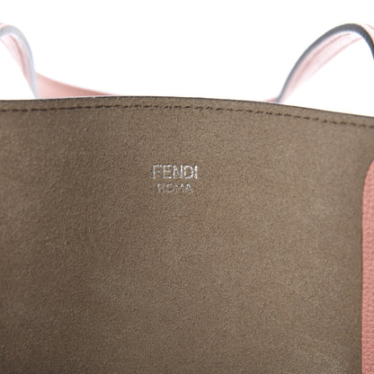 Fendi Vitello Vienna Enamel F is Fendi Shopping Tote Macaron Taupe 7 of 11