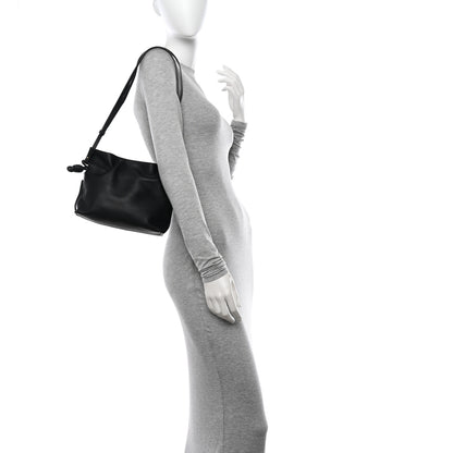 Loewe Calfskin Mini Flamenco Knot Clutch Black 2 of 10