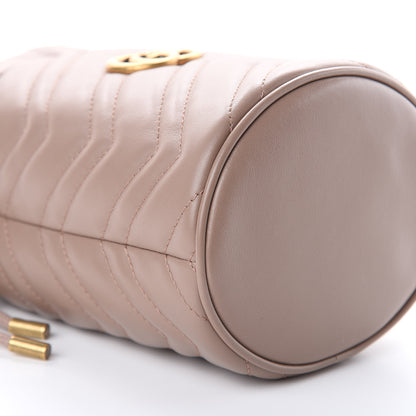 Gucci Calfskin Matelasse Mini GG Marmont 2.0 Bucket Bag Porcelain Rose 8 of 9