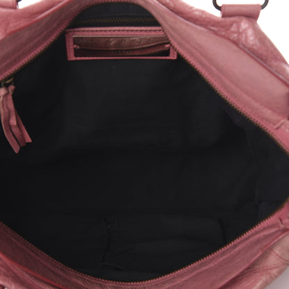 Balenciaga Agneau Classic Hardware City Rose Bombon Raspberry 6 of 10