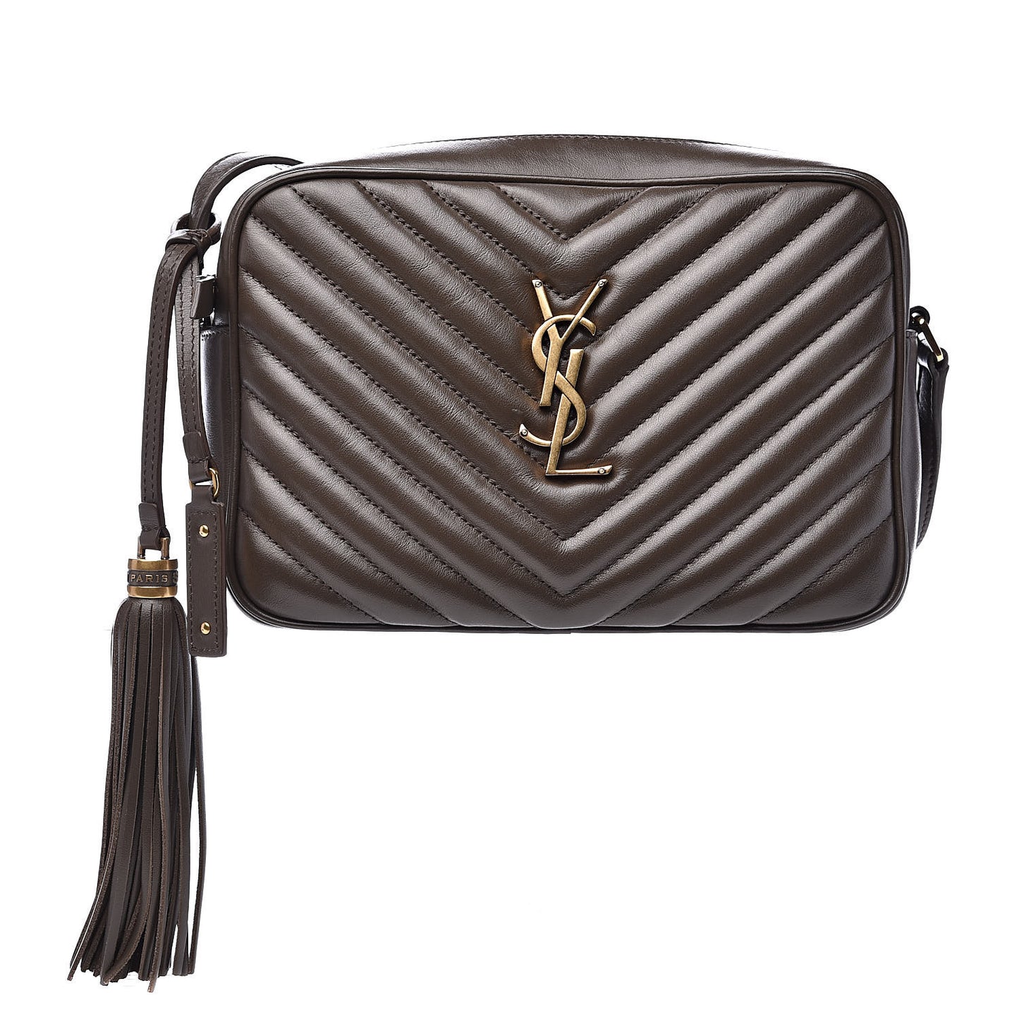 Calfskin Matelasse Monogram Lou Camera Bag Faggio