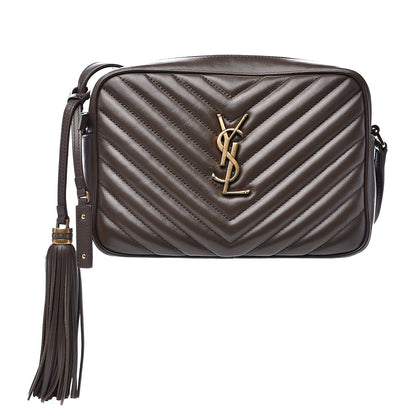 Saint Laurent Calfskin Matelasse Monogram Lou Camera Bag Faggio 1 of 10