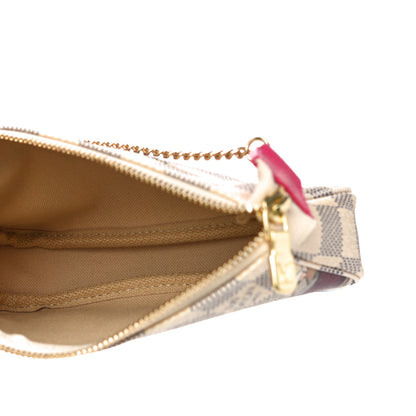 Louis Vuitton Damier Azur 2015 Christmas Animation Mini Pochette Accessories 5 of 11