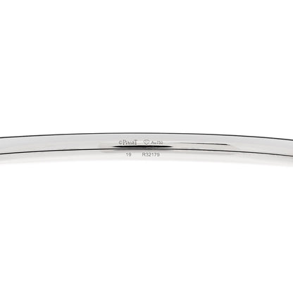 Piaget 18K White Gold Diamond Possession Open Bangle Bracelet 3 of 5