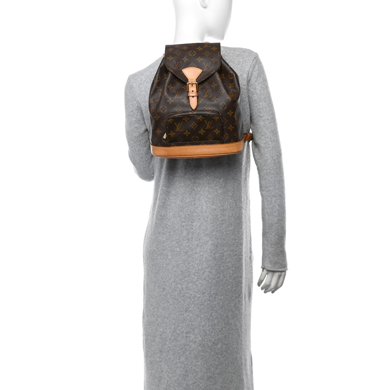 Louis Vuitton Monogram Montsouris MM Backpack 2 of 10