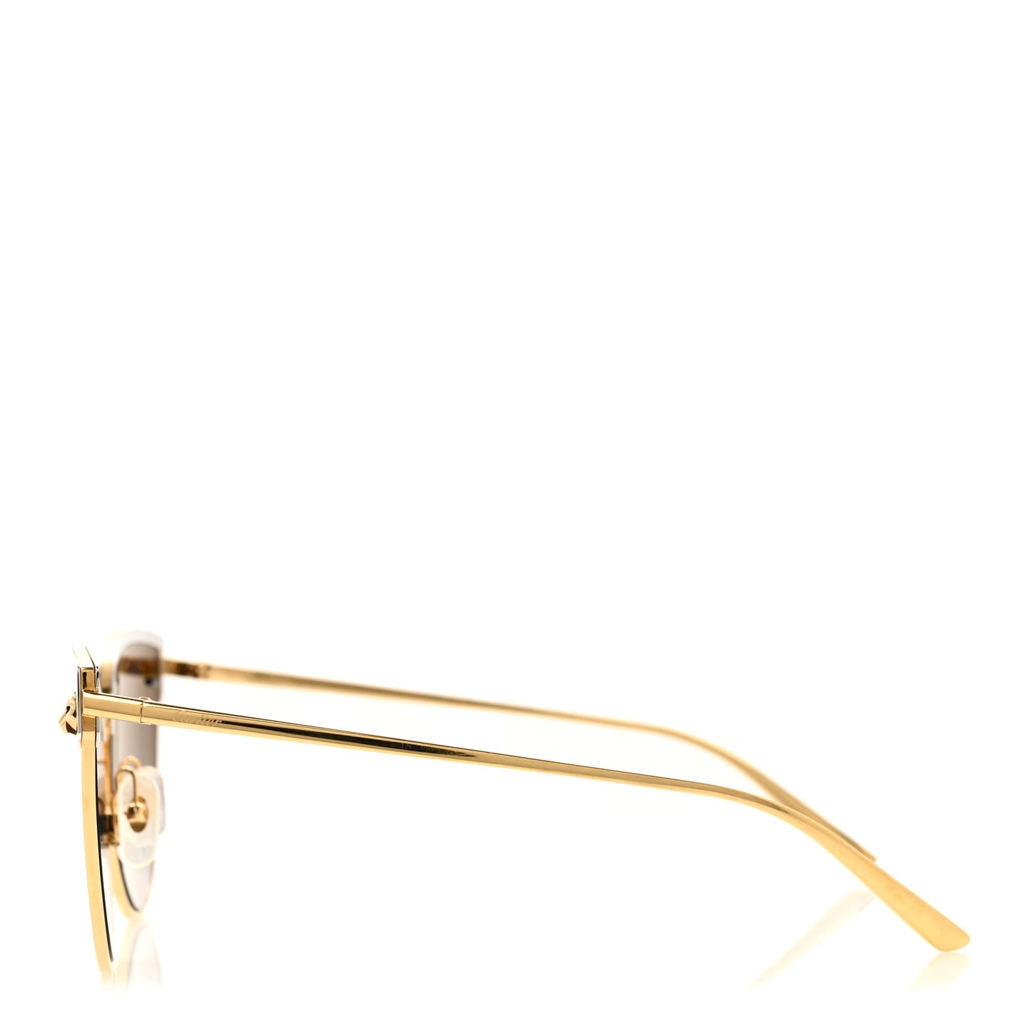 Panthere De Cartier Cat Eye Sunglasses CT0198S Gold