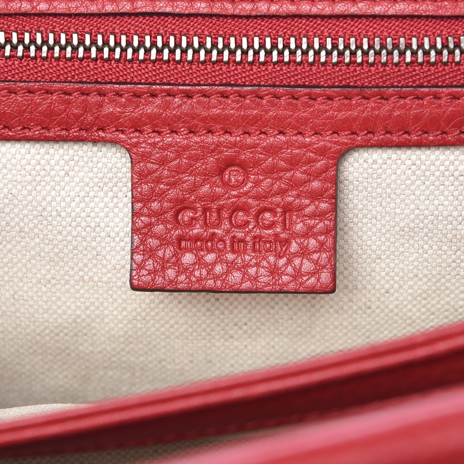 Gucci Cellarius Calfskin GG Marmont Shoulder Bag Vulcanic Red 6 of 9