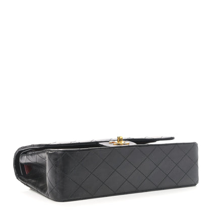 Chanel Lambskin Quilted Medium Double Flap Black 4 of 11