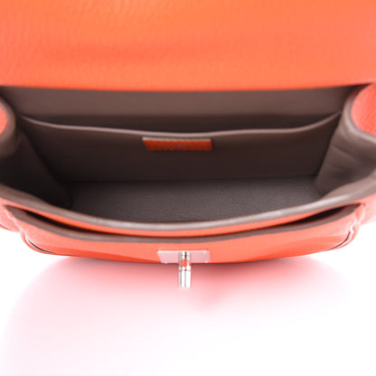 Louis Vuitton Taurillon Marceau Tangerine Taupe 5 of 9