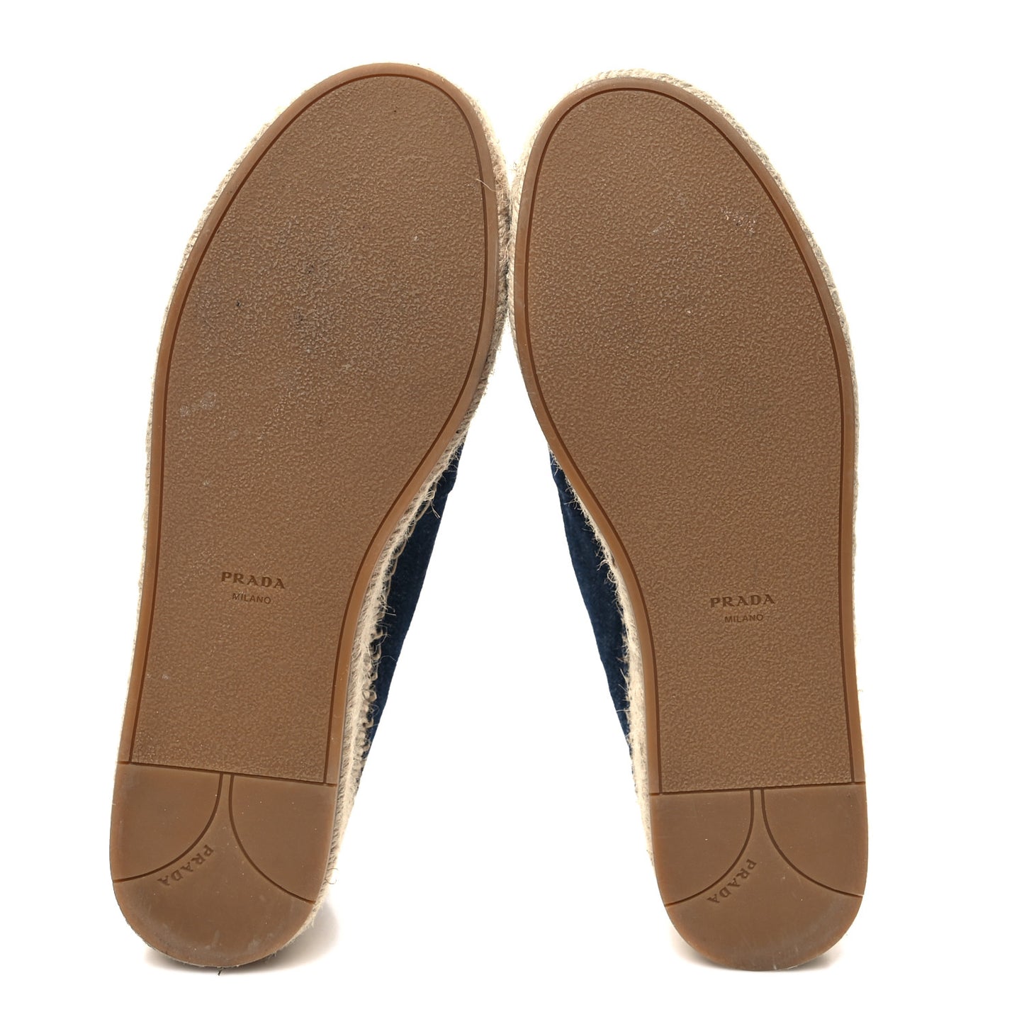 Denim Logo Espadrille Loafers 39.5 Blue