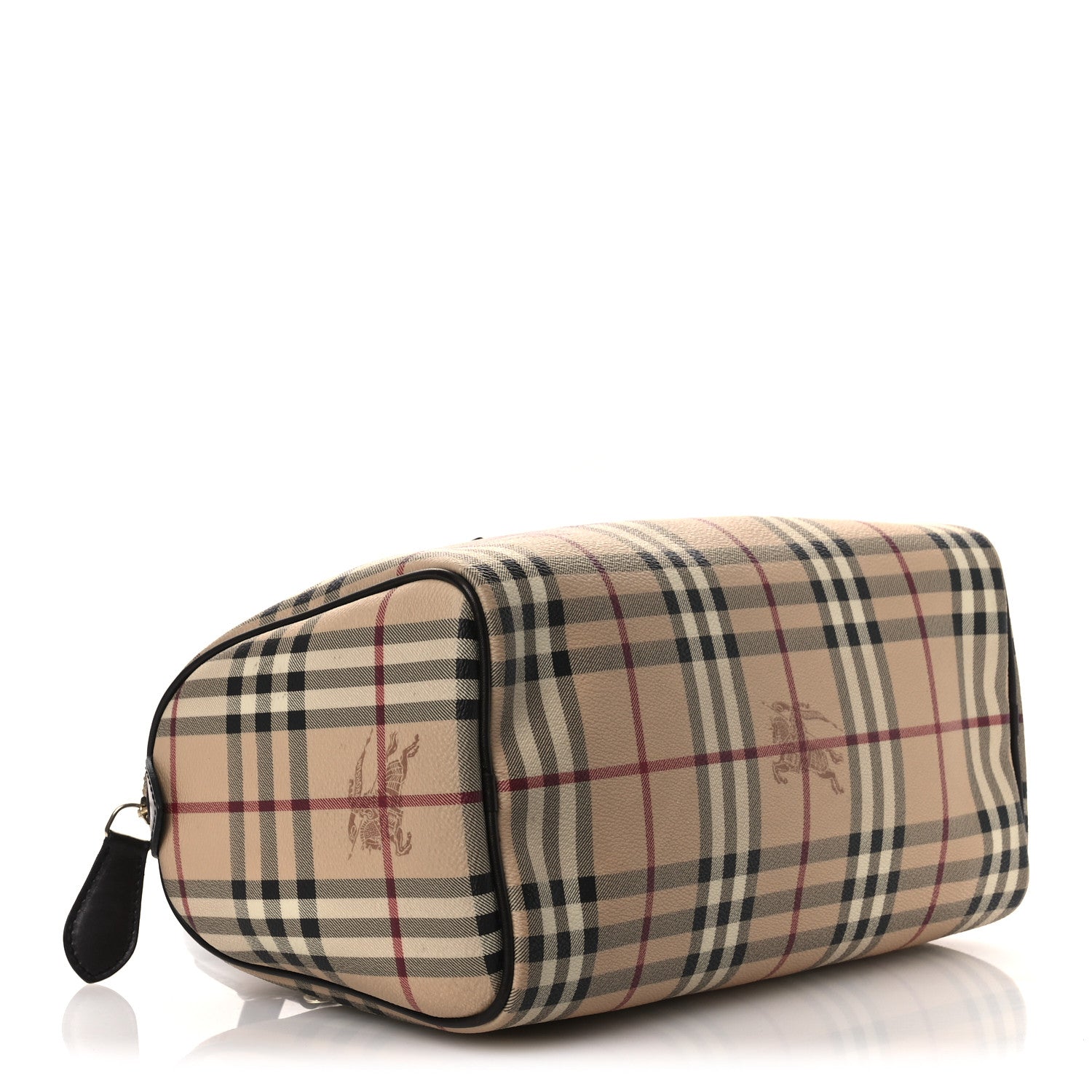 Burberry Haymarket Check Small Chester Bowling Bag Chocolate 4 of 13