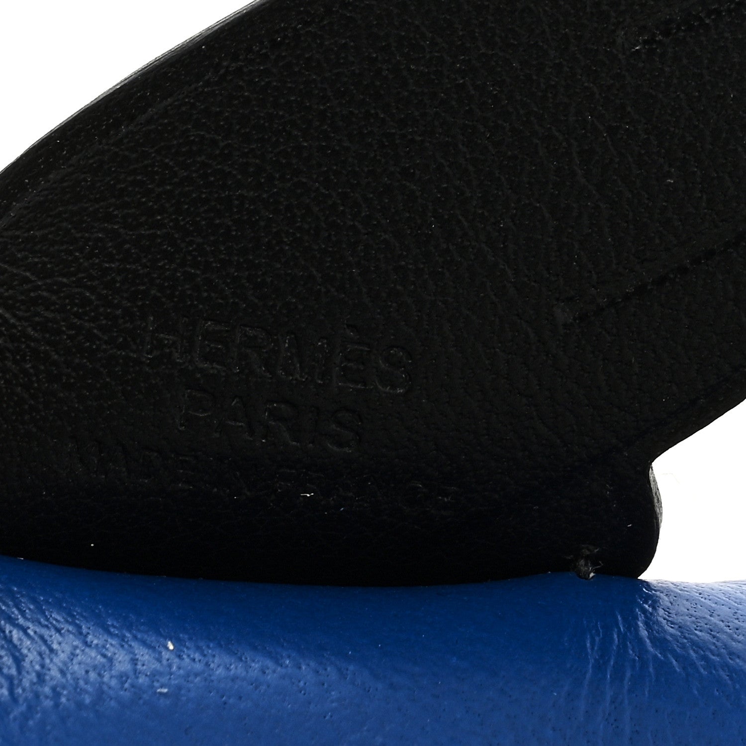 Hermes Milo Lambskin Grigri Rodeo Pegase Horse Bag Charm PM Bleu France Nata Black 3 of 4