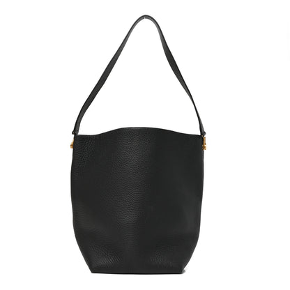 The Row Grained Calfskin Medium N/S Hook Tote Black 1 of 10