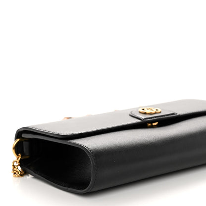 Gucci Wonka Grain Calfskin Mini Diana Bamboo Top Handle Shoulder Bag Black 8 of 9