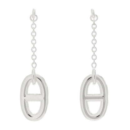Hermes Sterling Silver Farandole Drop Earrings 1 of 5