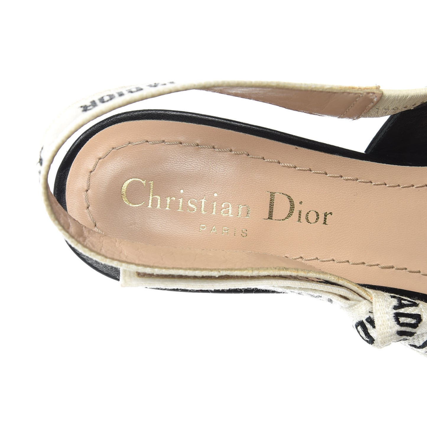 Lambskin Ribbon J'Adior Slingback 65mm Pumps 6.5 Black