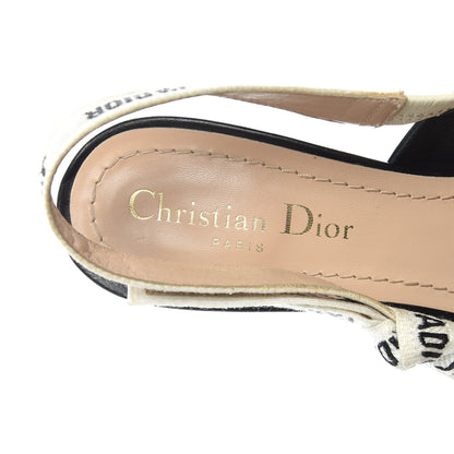 Christian Dior Lambskin Ribbon J'Adior Slingback 65mm Pumps 6.5 Black 6 of 9