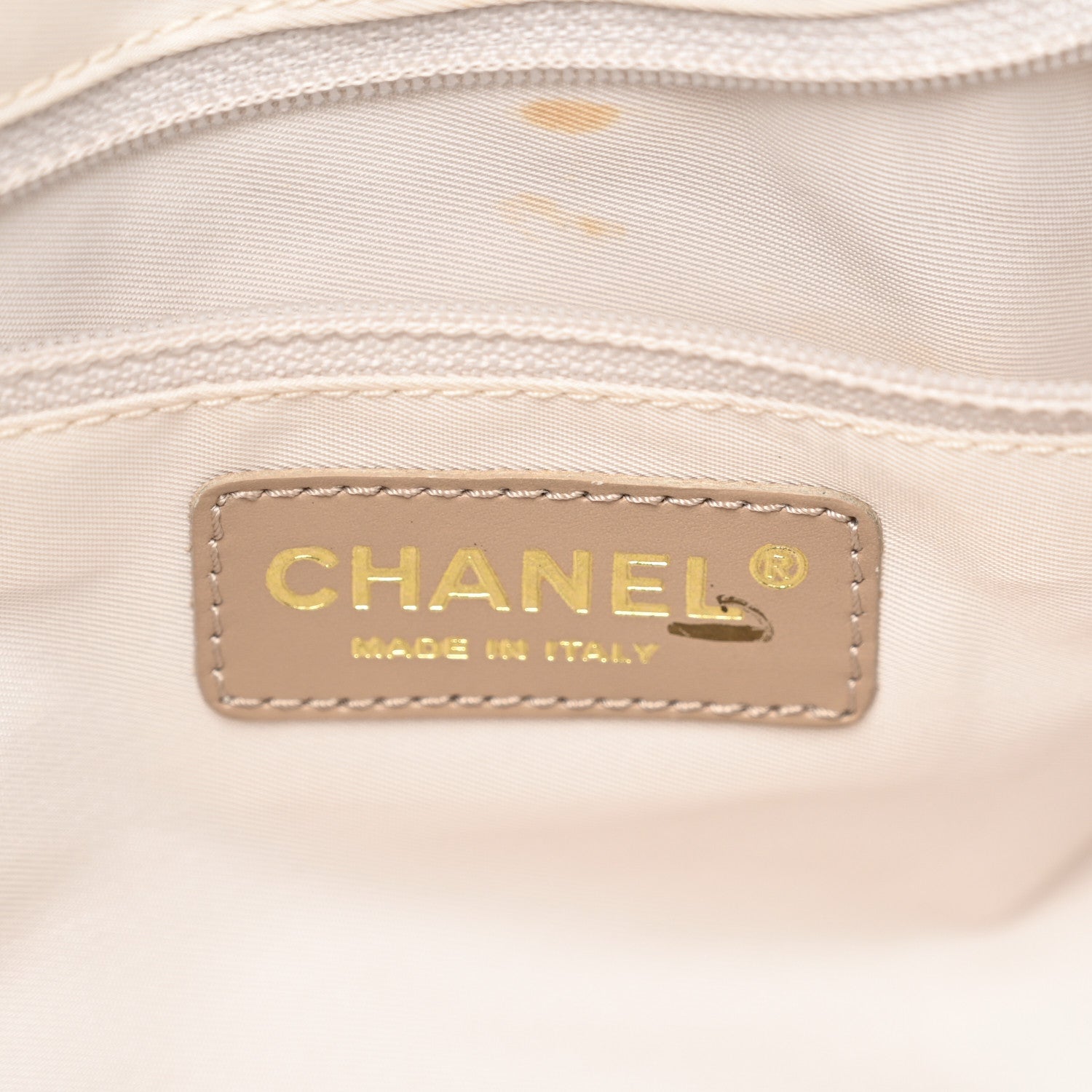 Chanel Nylon Medium Travel Tote Beige 4 of 9