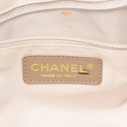 Chanel Nylon Medium Travel Tote Beige 4 of 9