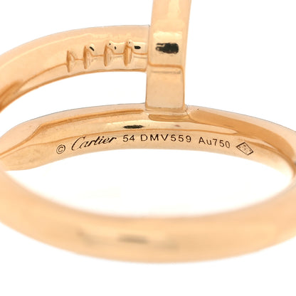 Cartier 18K Yellow Gold Juste Un Clou Ring 54 6.75 4 of 4