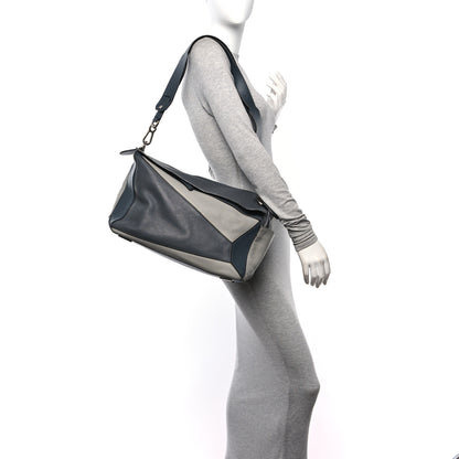 Loewe Calfskin Large Puzzle Bag Grey 2 of 12