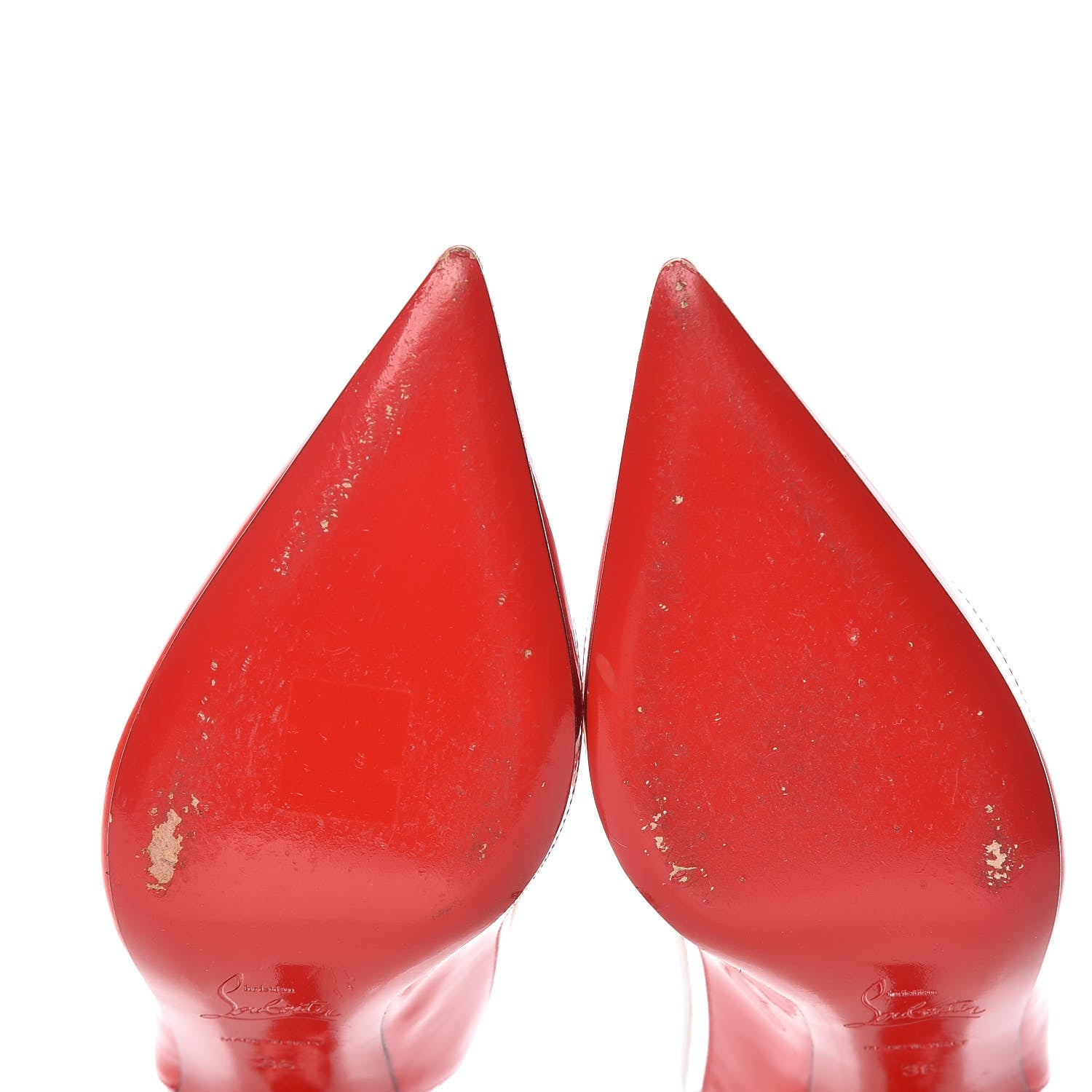 Christian Louboutin Patent PVC Paulina 100 Pumps 36 Carazon 8 of 10