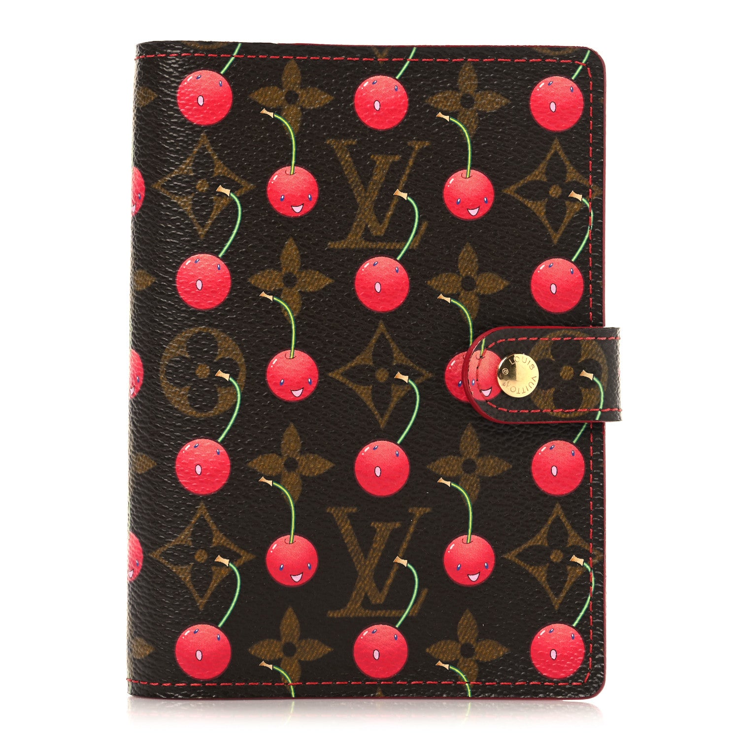 Louis Vuitton Monogram Cerises Small Ring Agenda Cover 1 of 7