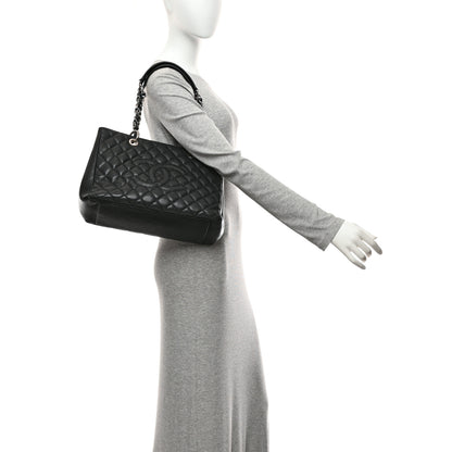 Chanel Caviar Quilted Grand Shopping Tote GST Black 2 of 12