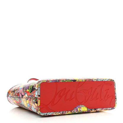 Christian Louboutin Patent Calfskin Small Super Loubi Print Cabata Tote Multicolor 4 of 9