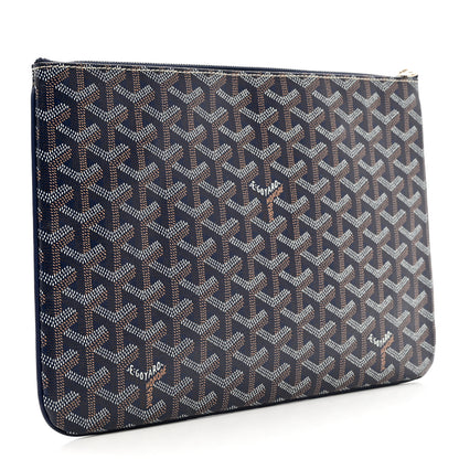 Goyard Goyardine Senat Pochette MM Navy 3 of 6