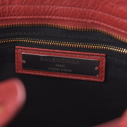 Balenciaga Agneau Classic Gold Hardware City Rouge Groseille 8 of 9