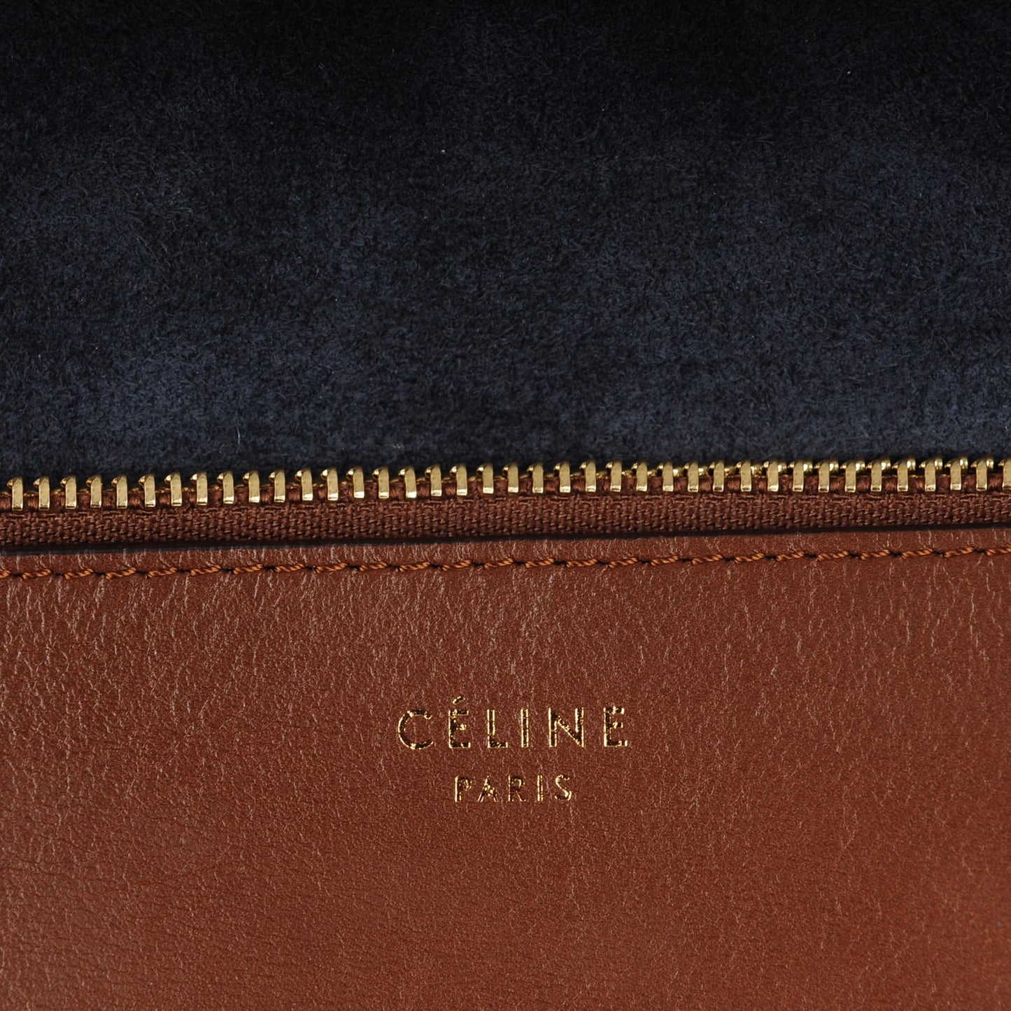 Smooth Calfskin Blade Flap Camel